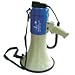 3 Tone Handheld Megaphone, 12VDC, Blue