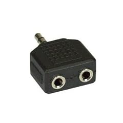 audio y -adapter 2x 3,5mm klinke buchse - stereo 3,5 mm stecker millimeter
