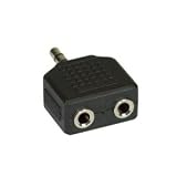 audio y -adapter 2x 3,5mm klinke buchse - stereo 3,5 mm stecker millimeter