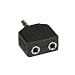 audio y -adapter 2x 3,5mm klinke buchse - stereo 3,5 mm stecker millimeter