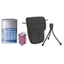 Digital Camera Kit - Charger + Bag + Mini Tripod