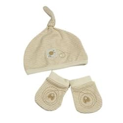Summer Infant Nature's Purest Hug Me Hat and Mitt Set
