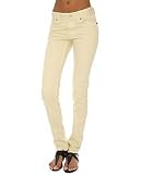 Obey The Kinky Love III Jean in Pale Yellow,Denim for Women