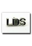 LDS Block Tie Tack (Silver) - Silver Color LDS Lapel Pin - Mormon Clothing Accessory - LDS Jewelry - Wear to Church - Great Gift - Religious and for Anyone - Wonderful for Neck Ties and Clothing - Inexpensive L.D.S. Item