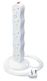 LINDY Power Strip - UK Mains Vertical 10 Way Surge Protector