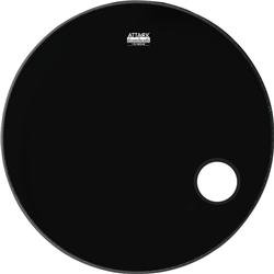 Attack 1-Ply No Overtone Ported Black Drumhead, 22 by 