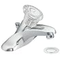 Moen 64625 Cht 1 Handle Lav Knb 50/50 Wa 16 Chr Bk