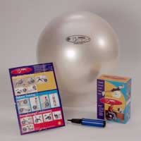 FitBall Exercise Ball 65 CM Pearl
