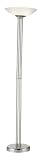 Adesso 4031 Zenith Torchiere Steel/Glass 22