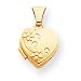 Jewelry : 14k Floral Heart Locket