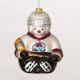 Colorado Avalanche Snowflake Friends Player Ornament (Set of 2)
