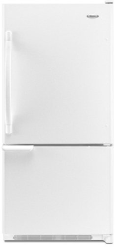 Whirlpool EB2SHKXV 22.1 cu. ft. Bottom-Freezer Refrigerator with 2 Adjustable Full-Width Glass