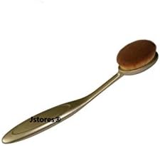 Jstores® Pro Cosmetic Makeup Face Powder Blusher Toothbrush Curve Brush Foundation Tool-Gold