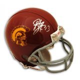 TROY POLAMALU SIGNED AUTOGRAPHED MINI HELMET USC TROJANS COA + HOLOGRAM