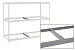 18 Long Gray Center Deck Support