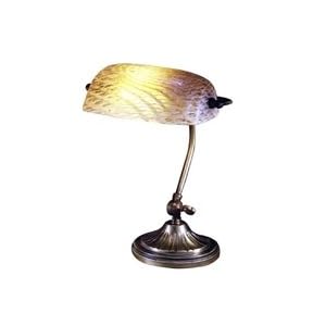 Tiffany Desk Lamps on Amazon Com  Dale Tiffany Favrile Antique Gold Bankers Desk Lamp  Home