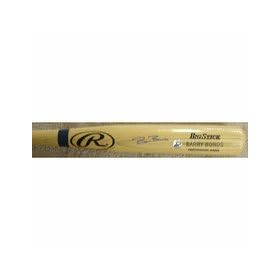 Barry Bonds Autographed Blond Baseball Bat