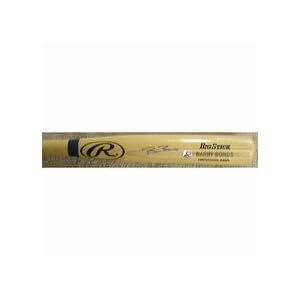 Barry Bonds Autographed Blond Baseball Bat by 