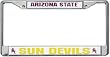 Arizona State Sun Devils Chrome License Plate Frame - SET OF 6 - Sports Merchandise