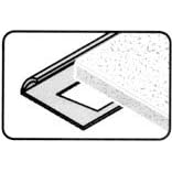 Sandstone Tile M-D Building Products 96In Sandstone Cermc Tile Cap 19733