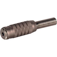 Connectronics Deluxe Stereo 3.5mm Female with Strain Spring for 1/4in cable O.D.-by-Connectronics