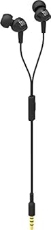 JBL C100SI In-Ear Headphones with Mic (Black)