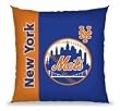 MLB Baseball 27" Vertical Stitch Pillow New York Mets - Team Sports Fan Shop Merchandise