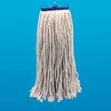 16 Oz Four-ply Cotton Cut-End Lieflat Screw-on Mop Head, 12 Per Case