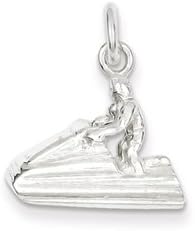 Jet Ski Charm-Sterling Silver Jet Ski Charm
