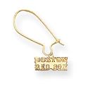 14K Boston Red Sox Boston Red Sox Wire Earrings