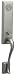 Schlage FA358MON619 Monaco Exterior Handleset with Deadbolt, Satin Nickel