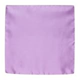 Forzieri Solid Silk Pocket Square Lilac
