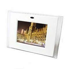 Childrens Toyshop  Toys : Ziga 5.6" Digital Picture Frame with Clock / Alarm Function