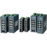 4PORT Managed 10/100 1PORT Enet Stackable Switch with din Rail