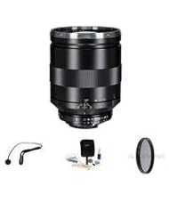 Zeiss 135mm f/2.0 Apo Sonnar T* ZF.2 Lens for Nikon F Mount - BUNDLE - with Heliopan 77mm Circular Polarizer Filter, Lens Cap Leash, and Lens Cleaning Kit
