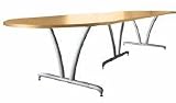 HON Tercero Racetrack Half Arch 2 Column Conference Table