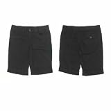 Calvin Klein Women Stretch Twill Cuffed Bermuda Short - Black wb97c48