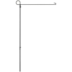 Large Iron House Flag Stand