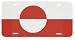 Greenland Greenlandic Flag Vanity Auto License Plate
