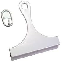 Alsons #PS8813 White Plastic Shower Squeegee