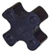 Lovejoy Size L050 Solid Type Rubber Jaw Coupling Elastomer