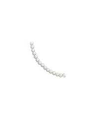 14k 7-7.5mm White Akoya Saltwater Cultured Pearl Necklace