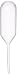 Globe Scientific 134010-500 LDPE Fine Tip Transfer Pipet, Non-Sterile, 51mm Length, 1.3mL Capacity (Box of 500)
