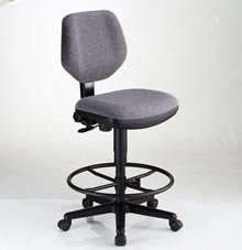 Comfort Classic Deluxe Task Drafting Chair Black
