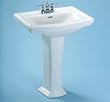 TOTO Clayton Pedestal Lavatory COLONIAL WHITE