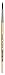 da Vinci Watercolor Series 5590 Petit Gris Mix Paint Brush, Round Russian Blue Squirrel Hair/Synthetic Mix with Lacquered Non-Roll Handle, Size 6 (5590-06)