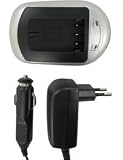 Chargeur pour PANASONIC LUMIX DMC-F7K, 220v + allume cigare, 220.0V