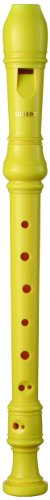 Smart Soprano Recorder HY-26B Yellow 3-Piece Baroque Fingering