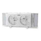 Air King 9137 Twin Table Window Fan With EZ Click Exper Panels