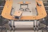 Bretford HFL2460-CY Flip Top Training Table